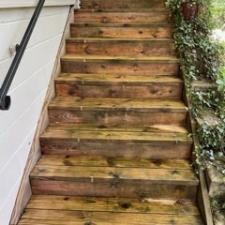 Deck stair cleaning bentonville ar 004